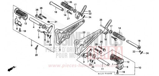 STUFE (CB125TDC/TDE) CB125TDC de 1982